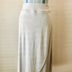 Artisan NY casual skirt tulip petal faux wrap M